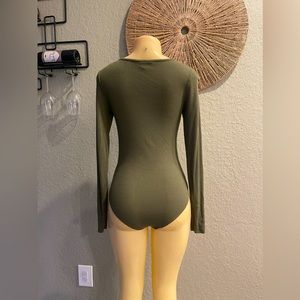 Olive bodysuit
